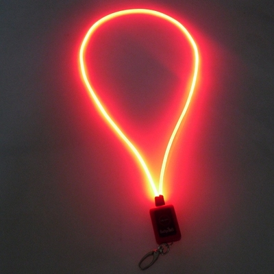 Promotional Led Round Fiber Lanyard,Led Necklace