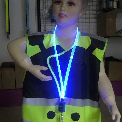 Pure Flat Fiber Led Lanyard