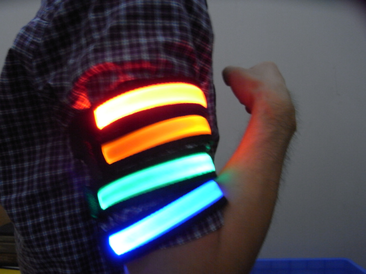 Promotional Silk Armband,Flash Led Armband