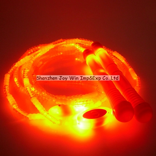 Promotional LED Flashing Jump Rope, Skipping Rope-Orange