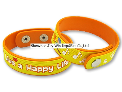 Promotional Soft PVC Bracelet,Bracelet for Retail