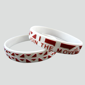 Promotional Silicone Wristband,Embossed Imprint Wristband