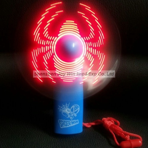 Promotional Customized Logo LED Message Fan for Wholesale