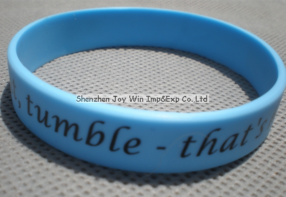 Silicone Wrist Band,Silk Screen Logo