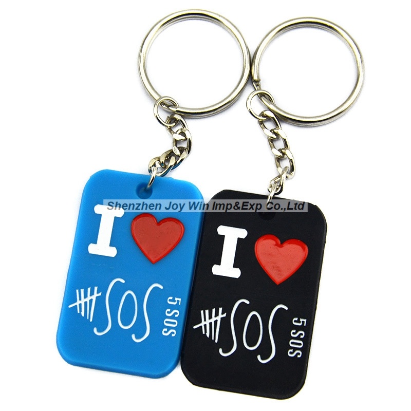 Promotional Silicone Dog Tag Silicone Key Holder