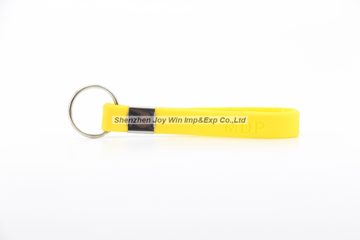 Promotional Debossed Silicone Key Tag