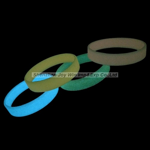 Promotional Glow in Dark Silicone Bracelets Silicone Wrist Band