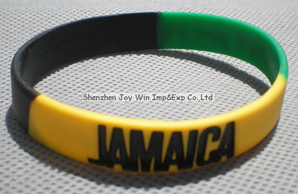 Promotional Flag Silicone Wristband,Segment Wristband