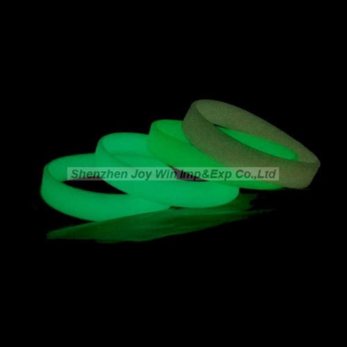 Glow in Dark Silicone Bracelets Customized Logo Silicone Band