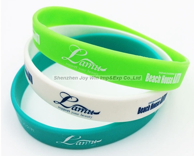 Promotional Imprinted Silicone Wristband for Celebration