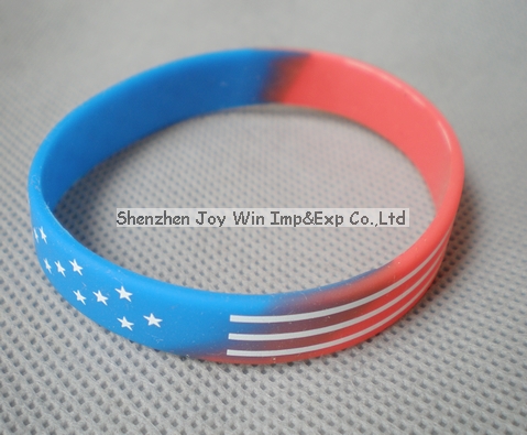 Promotional Segment Silicone Wristband for Advertising