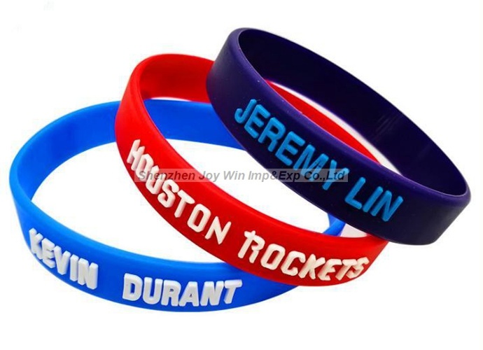 Promotional Glue Silicone Bracelets, Silicone Wrist Band