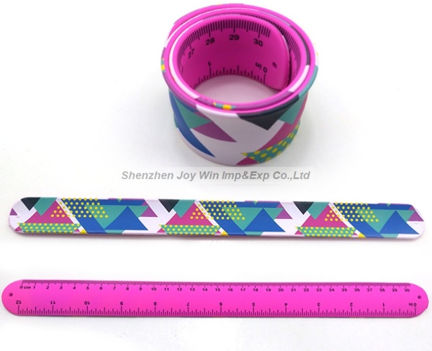 Silicone Heat Transfer Slap Bracelet for Exhibition