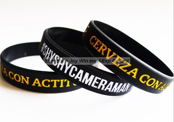 Customized Fashion Silicone Bracelet Sport Silicone Wristbands