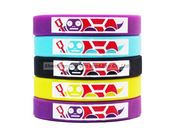 Personalized Debossed Bracelet Silicone Wristband Rubber Bracelets