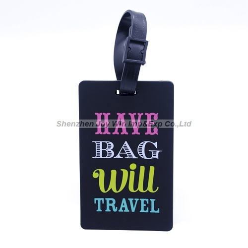 Customized Logo PVC Luggage Tag for Promotion