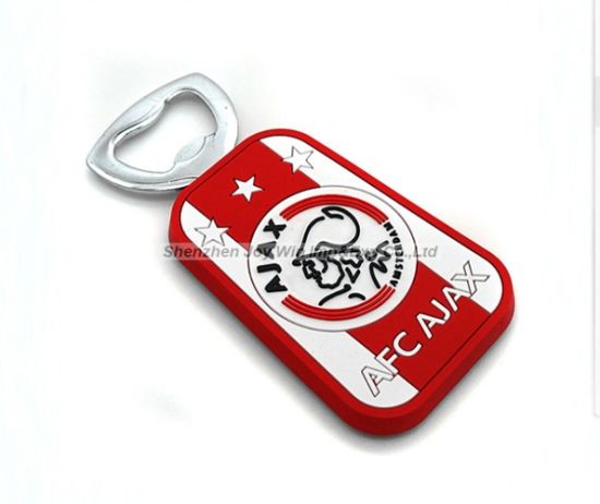 Promotional 2D PVC Bottle Opener for Business Promotion