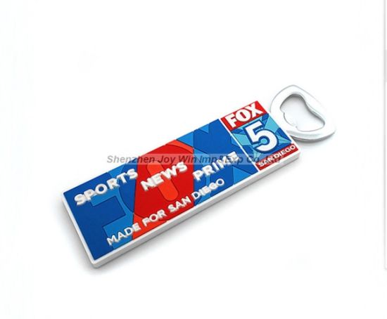 Promotional PVC Magnet Bottle Opener as Refrigerator Deco