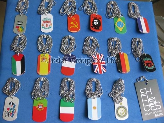 Promotional Alloy Lasing Logo Dog Tag