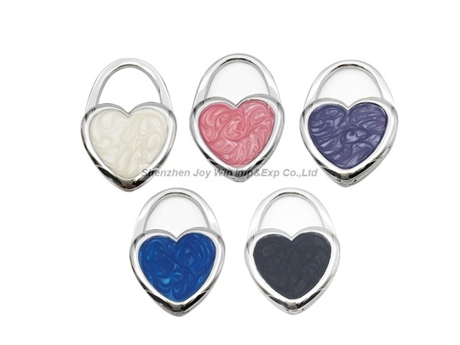 Promotional Heart Shape Metal Bag Hanger