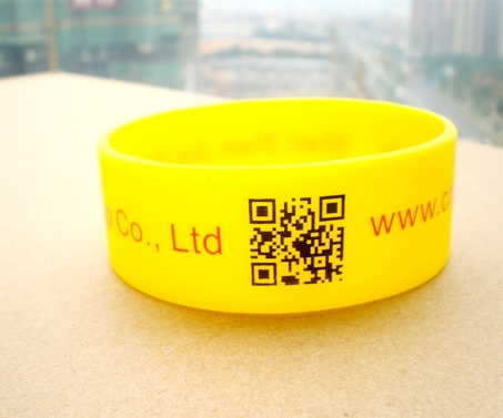 Promotional QR Silicone Wristband for Business