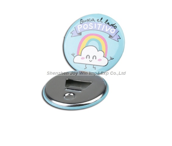 Promotional Round Tin Beer Bottle Opener