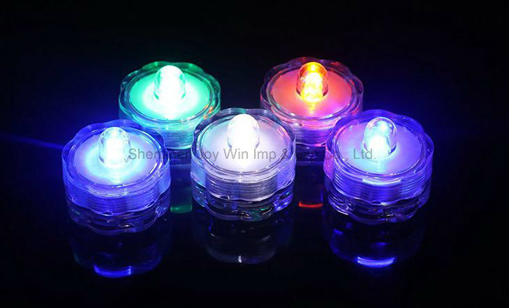 Plum Flower Shape LED Candle, Waterproof Flash Candle