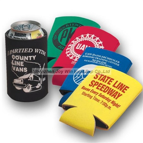 Customized Silksreen Logo Neoperene Can Koozie