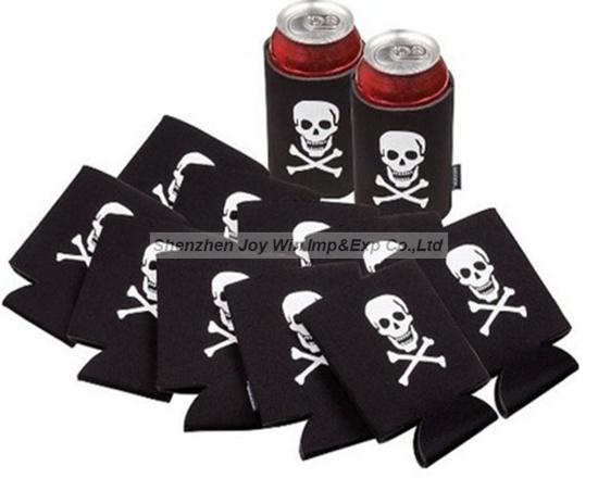 Wholesale Customized Silkscreen Logo SBR Can Koozie