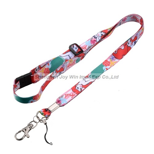 Polyester Heat Transfer Printing Lanyard for Promotion