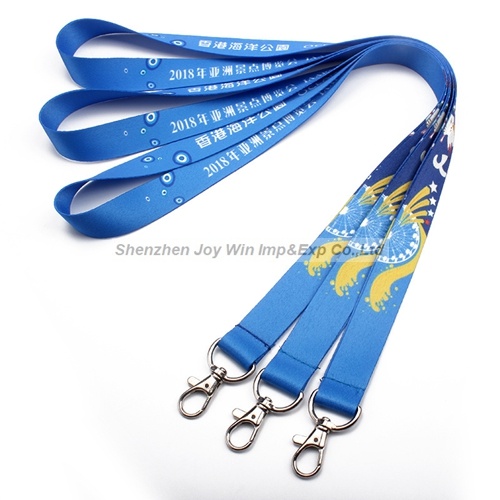 Promotional Heat Transfer Polyester Lanyard for Exhibition