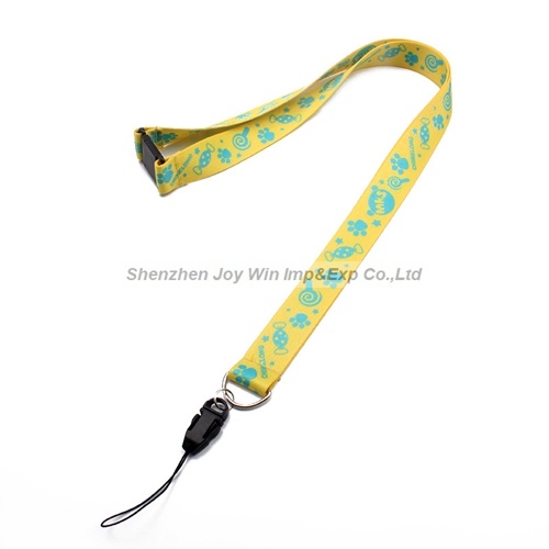 Promotional Custom Logo Neck Sublimation Polyester Lanyard